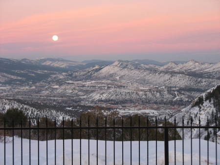 Moonrise over Durango