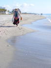 joyce on beach