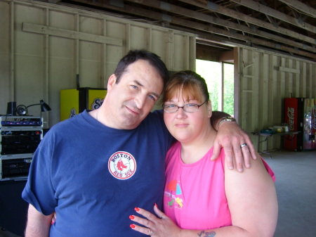 ray and i at the company picnic 2008