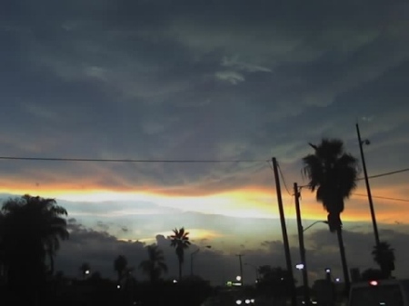 Florida Incoming Storm/Sunset