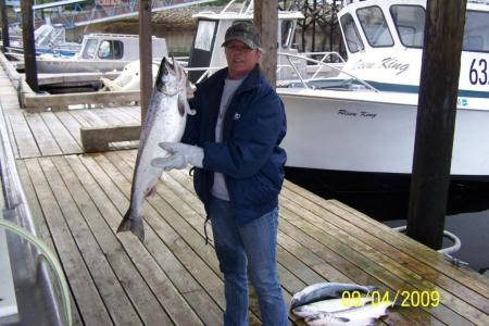 My first Salmon - Alaska Trip 9/09