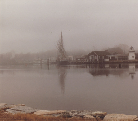 Mystic Seaport fog