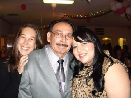 My dad and his grand-daughters Danika & Liz