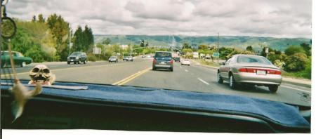Driving to the eastbay hills