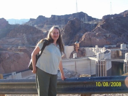 Sister at Hoover Dam