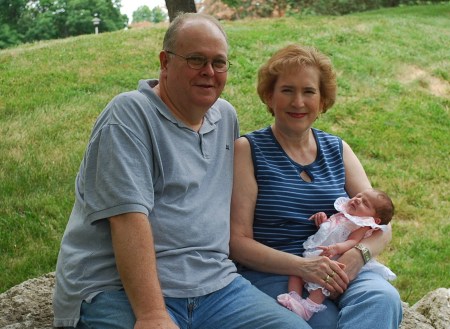 PROUD GRANDMA AND GRANDPA.