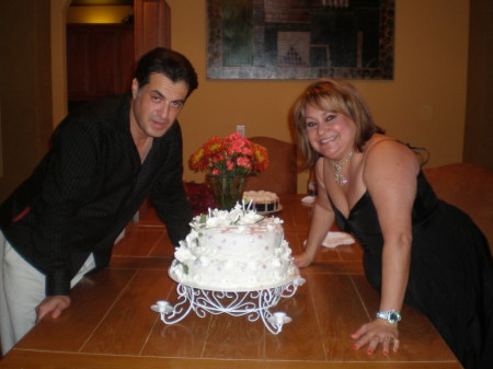 Fabian & Marisol at their birthday party 2009