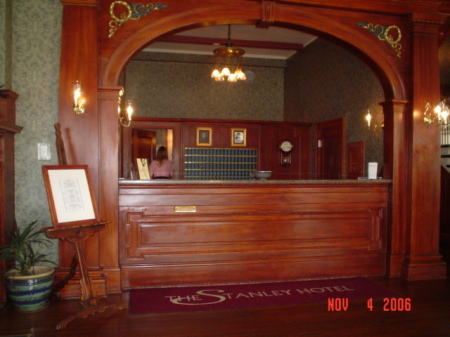 The front desk