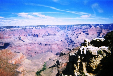 Grand Canyon South Rim near sunset