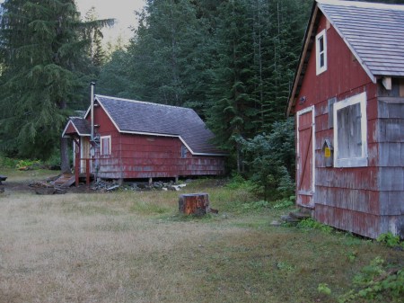 old cabins at Monte Cristo