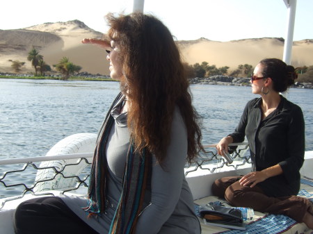 On boat to Nubian Village