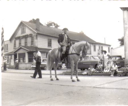 Brother Vic in the 1958 Rahway July 4th Parade
