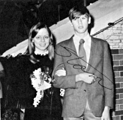 Christmas Dance Sophomore Attendants 1970-71