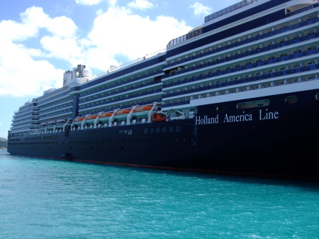 Tendering back to the ship from Half Moon Cay