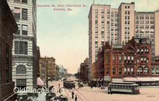 Atlanta Vintage Postcard