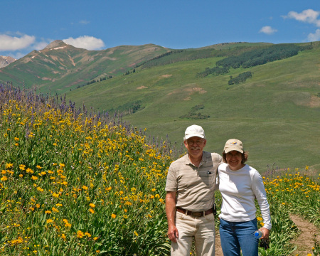 Jim and Carol near Crested Butte