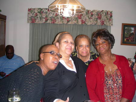 Joann,Me,Charlene,our mother Mom