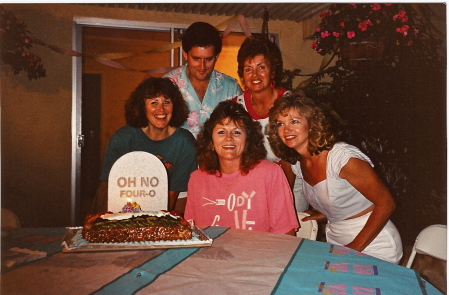 My 40th birthday....long, long ago.