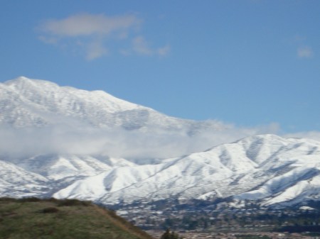 Yucaipa Valley snow