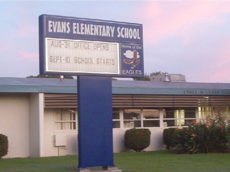 Ethel M. Evans Elementary School Logo Photo Album