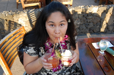 Drinkin' at the luau - Feb 2009