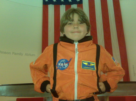 Colin at Space Camp