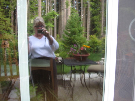 Me in my backyard June 2009