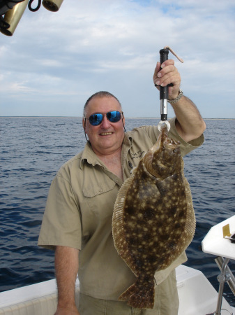 Myself and a 8 lb summer flounder