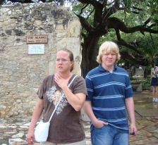 Bianca and Chevy at the Alamo