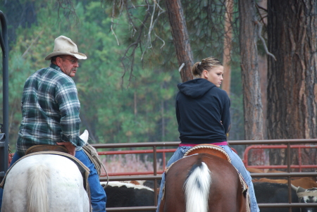 Good help getting the cattle ready to play