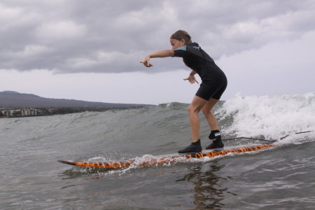 Kihei surfing