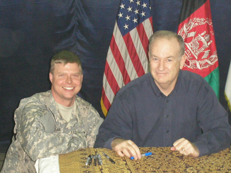 Captain Greg Lockhart with Bill O'Reilly