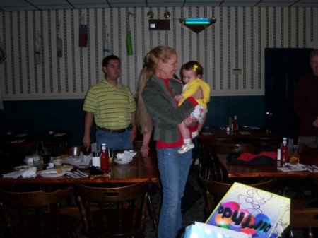 Donna (2009) holding my cousins baby!