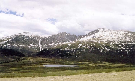 Western side of Mount Evans