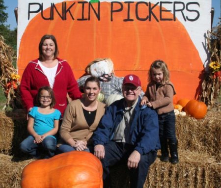 Picking pumpkins "Family Fun"