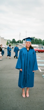 daughter brittney at her high sghool graduatio