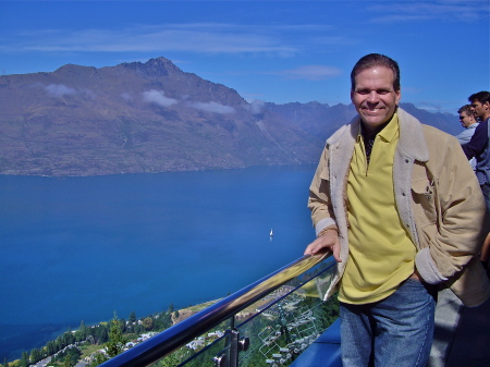 Me in New Zealand - Yes it's that blue. 2008