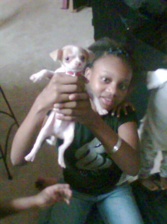 Baby Girl & Dog