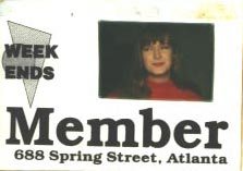 Weekends membership card