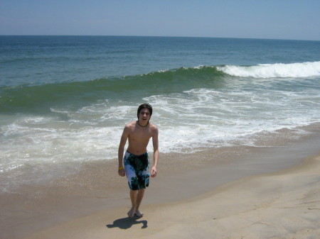 Joel age 15 Kouri Beach, North Carolina (2005)