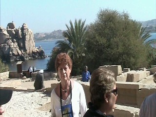 Carole visits Luxor