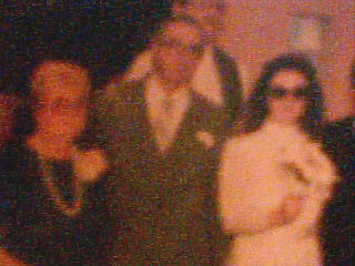 Momma and Daddy and Me at my first wedding.