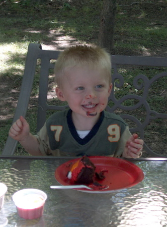 Zane 2 yr birthday, July 6, 2009