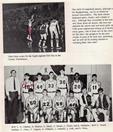 Senior Boys Basketball Fall 1969