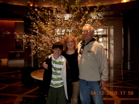 My 14-yr old son Robert, my wife Vickie,& me