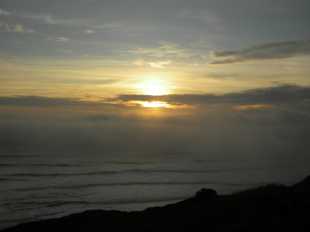 Sunset over the Pacific