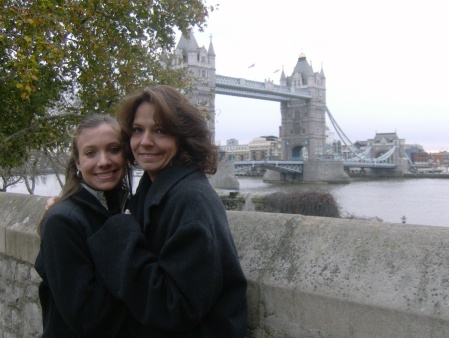Rebecca & me in London