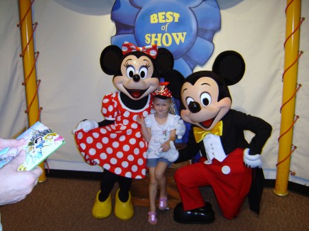 Mila, Mickey and Minnie..fast friends