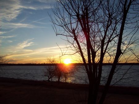 Sunset from balcony