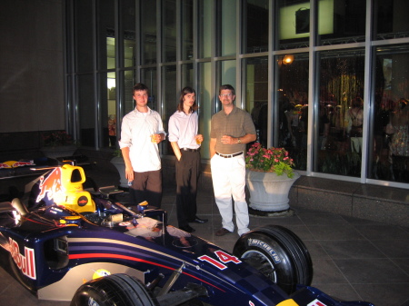 The Boys and I at Red Bull F1 Party
